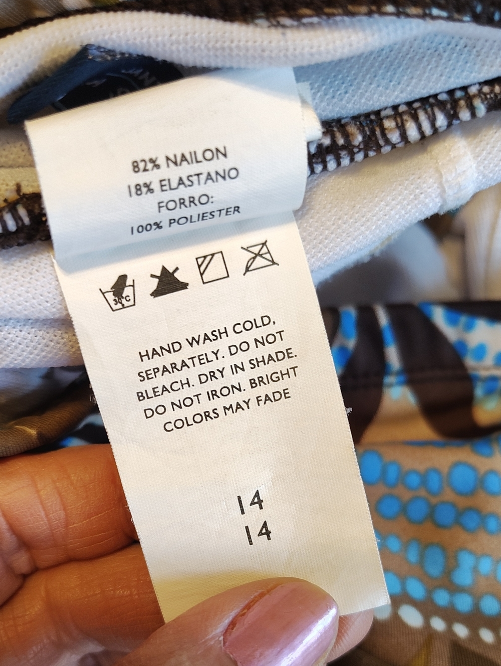 Jantzen "Classics" One Piece Swim Suit - Size 14 - Picture 8 of 8